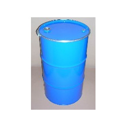 Barril metálico de 120 l, apertura total, 1A2/X150/S, chapa sin tratar