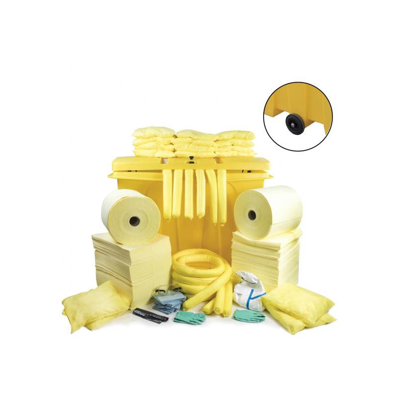 Kit anti-pollution chimique 800 litres Kit anti-pollution chimique 800 litres