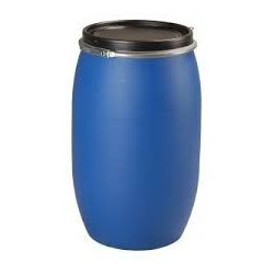 Bidón de polietileno de alta densidad de 60 l, con apertura total