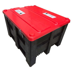 Caja de plástico UN 4H2 para mercancías peligrosas PB50HX