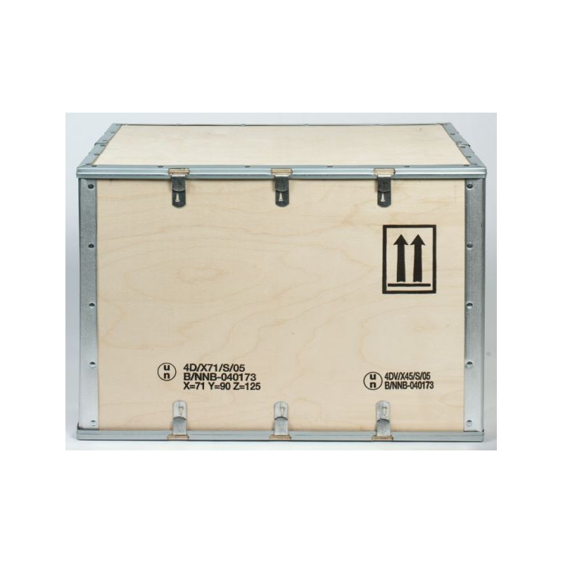 Caisse bois homologuée transport matières dangereuses 4D/X Caisse bois homologuée transport matières dangereuses 4D/X